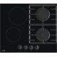 GORENJE GCE691BSC gas-ceramic hob 60 cm | 4 ceramic zones + 1 gas burner | electric ignition | black