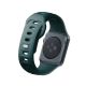 13. 3mk Silicone Watch Strap for Apple Watch 42 / 44 / 45 / 49 mm - green