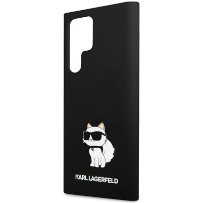 6. Karl Lagerfeld Silicone Choupette case for Samsung Galaxy S24 Ultra - black