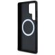 7. BMW Leather Oversized Stripes MagSafe case for Samsung Galaxy S25 Ultra - black