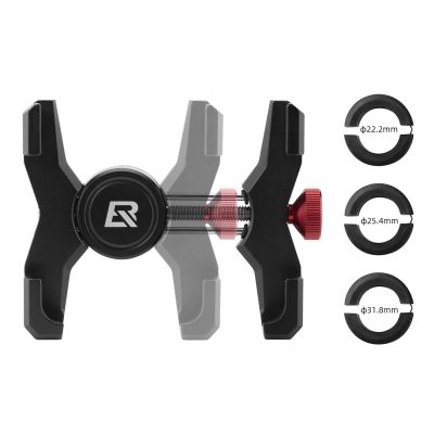 3. Rockbros 25210039002 phone holder clamp for headset cap - black