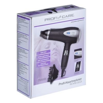7. PROFICARE PC-HTD 3113 BLACK Hair Dryer