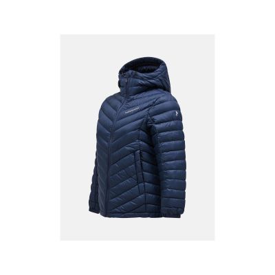 6. Peak Performance W Frost Down Hood Jacket Navy Blue