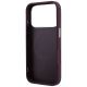 7. Karl Lagerfeld Ring Stand 360 Saffiano Classic Logo MagSafe case for iPhone 18 Pro Max / 17 Pro Max - burgundy