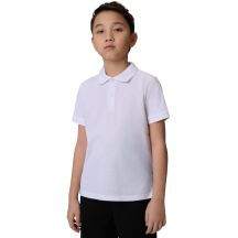 Boy's polo shirt 4F M662 white 4FJWSS26TPTSM662 10S