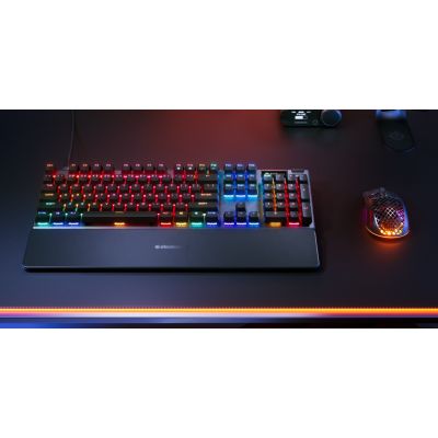 4. SteelSeries Apex Pro Gen 3 Wired US Layout Gaming Keyboard SteelSeries USB-C Black