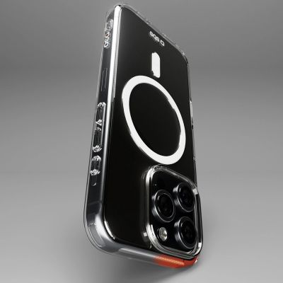 4. SBS Extreme Mag D3O MagSafe Case for iPhone 16 Pro - Transparent