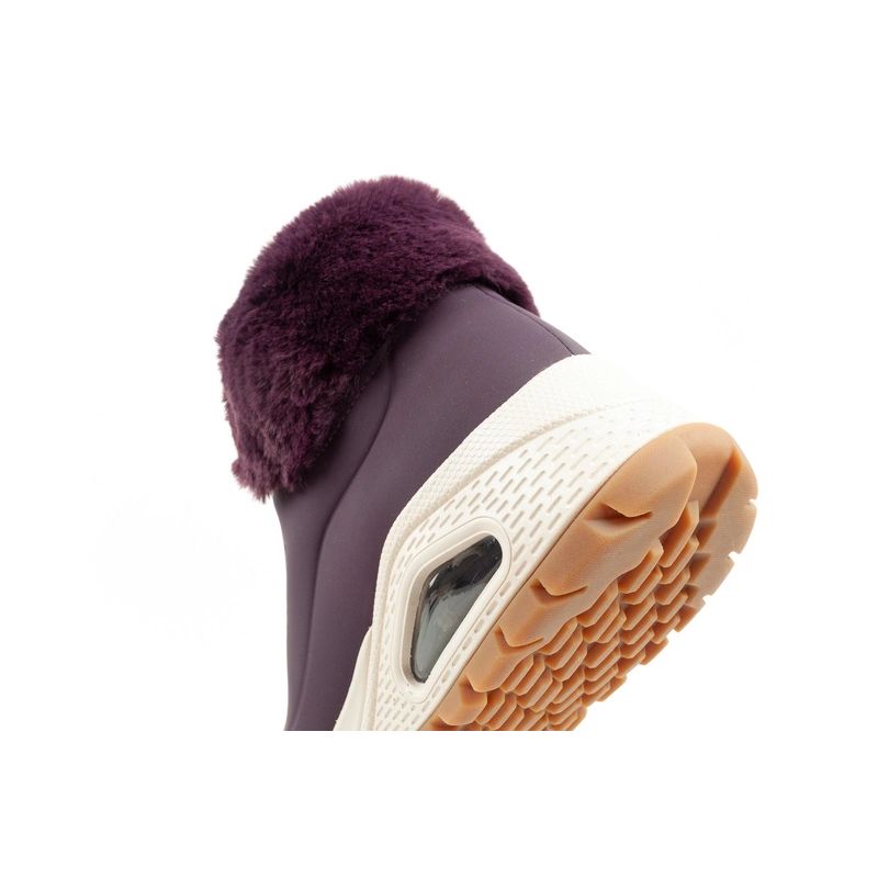 16. Skechers Uno Rugged Women's Insulated Winter Boots Purple
