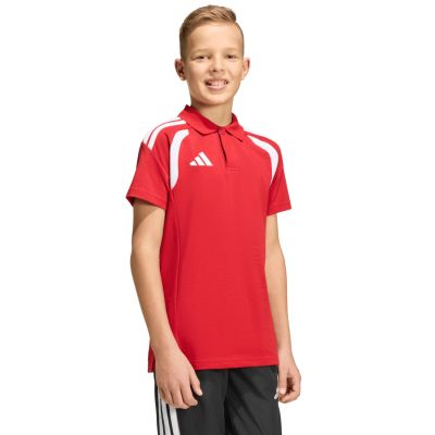 4. adidas Tiro 26 League Polo T-shirt for kids red KF3408