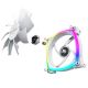 5. Montech AX120 PWM ARGB fan, 3 pcs, White - 120mm