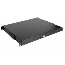 19" Drawer Equipment for 1U Server Cabinets, Lockable, BK (EZD-1-B)