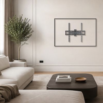 5. MACLEAN TV MOUNT / HANGER 32-55'' MACLEAN TV MOUNT / HANGER, MAX VESA 400X400, 32-55", UP TO 30KG, BLACK, TILT ADJUSTMENT