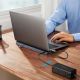 7. Baseus EliteJoy Gen2 Universal 12-in-1 USB HUB with 25cm USB-C Cable, Notebook Stand, USB-A / USB-C / DP / HDMI / SD / TF / RJ45 / 3.5mm Jack / PD 100W Gray (WKSX030213)