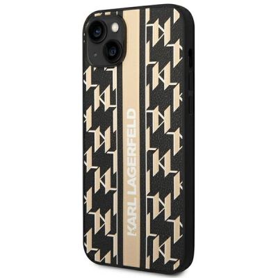 2. Karl Lagerfeld KLHCP14MPGKLSKW iPhone 14 Plus 6,7 "hardcase brown / brown Monogram Stripe