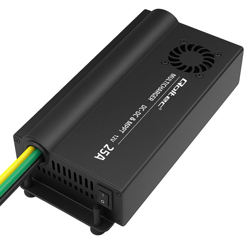 4. Automatic DC-DC 12V Charger with MPPT Regulator 25A LiFePO4 AGM GEL STD