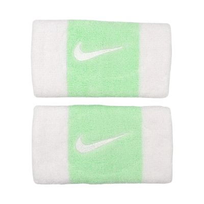 3. Nike Swoosh Doublewide Wristbands 2 Pack N0001586117OS