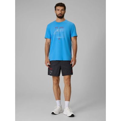 6. Men's regular printed T-shirt 4F 4FRSS26TTSHM4039-33S