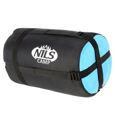10. NILS CAMP NC2012 Sleeping Bag Black and Blue