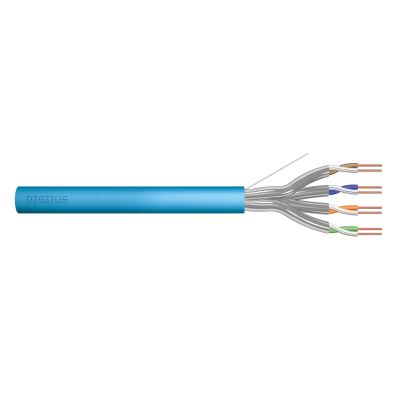 3. DIGITUS installation cable cat.6A, U/FTP, Dca, AWG 23/1, LSOH, 500m, blue, reel