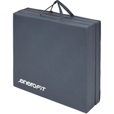 7. FOLDABLE GYMNASTIC MATTRESS 180x60x5CM GREY ENERO FIT