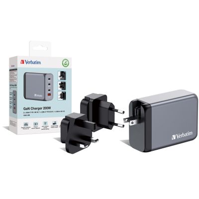4. GNC-200 GAN CHARGER 4 PORT 200W/USB A/C (EU/UK/US)