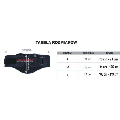 7. BODYBUILDING BELT FOR EXERCISES - DBX BUSHIDO - M- Model ARW-718