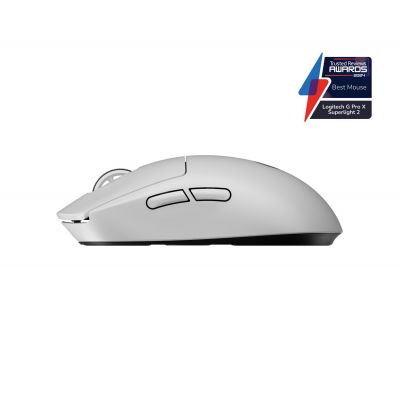 3. G PRO X SUPERLIGHT 2 LIGHTSPEED/WHITE 2.4GHZ mouse