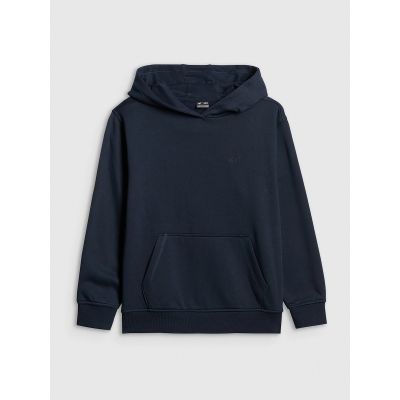 17. Boy's sweatshirt with hood, open, 4F 4FJWMM00TSWSM1860-31S