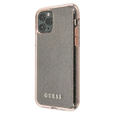2. Guess GUHCN58PCGLPI iPhone 11 Pro pink/pink hard case Glitter