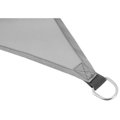 4. GARDEN SUN SAIL TRIANGLE 3X3X2M GRAY