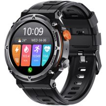 VELTORI VT130-1 Smartwatch Black Silicone Strap