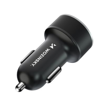 2. Wozinsky WDCCAC USB-C USB-A 36W Car Charger - Black
