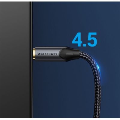 7. Vention Braided Optical Audio Cable with Aluminum Connector, 5m, Black
