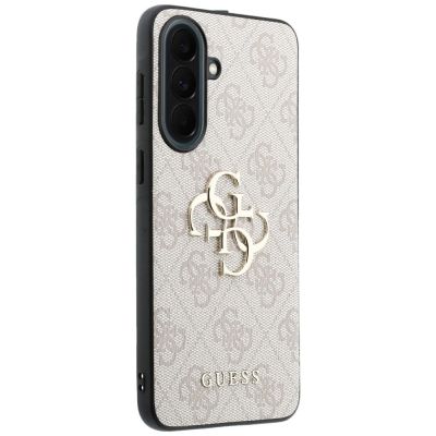 4. Guess Leather 4G Metal Logo Case for Samsung Galaxy A37 5G - Pink
