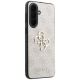 4. Guess Leather 4G Metal Logo Case for Samsung Galaxy A37 5G - Pink