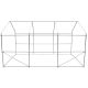 24. GREENHOUSE GARDEN TUNNEL 200x350x200CM PE GREEN STEEL STRUCTURE