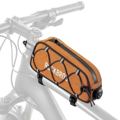 Rockbros 30120045004 ROAD TO SKY bicycle bag for the top frame tube, waterproof, 0.7L - orange