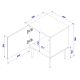 4. Nightstand 2 pcs. PALAZZO 44.5x40x59 black + craft oak