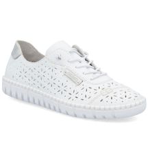 Rieker M2354-80 women's openwork white shoes