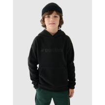 Boys' regular hooded fleece 4F Junior 4FJWAW24TFLEM213-20S
