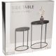 10. 2-IN-1 COFFEE TABLE SET, WOODEN TABLETOP 30/40CM