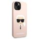 4. Karl Lagerfeld KLHCP14MSLKHLP iPhone 14 Plus 6.7 "hardcase pink / pink Silicone Karl's Head