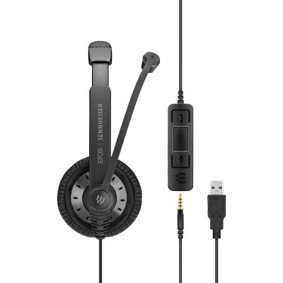 10. Epos SC75 ML Professional Series USB-A Wired On-Ear Headphones