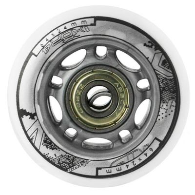 10. PU 64x24 82A WHITE (4 pcs.) + ABEC-7 (8 pcs.) NILS EXTREME SET