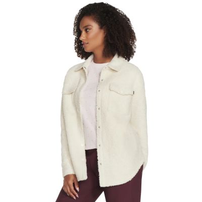 2. Skechers Sherpa Jacket JA182-CRW Beige L