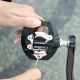 6. Rockbros M108 Nylon Half-Lock Double-Sided Bicycle Pedals - Black