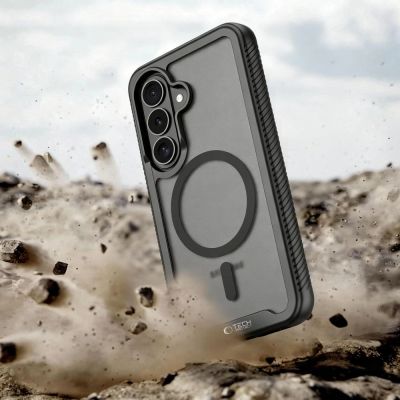 7. Tech-Protect Defense MagSafe Case for Samsung Galaxy S26 - Black