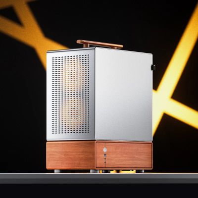 7. Jonsbo T7 PC Case, Midi-Tower, mATX, Tempered Glass - Silver