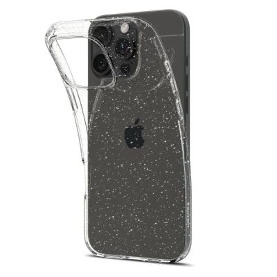2. Spigen Liquid Crystal iPhone 16 Pro Case - Clear Glitter