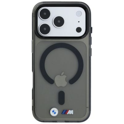 3. BMW M IML Glossy Metal Logo & Trims MagSafe Case for iPhone 17 Pro / 18 Pro - Black